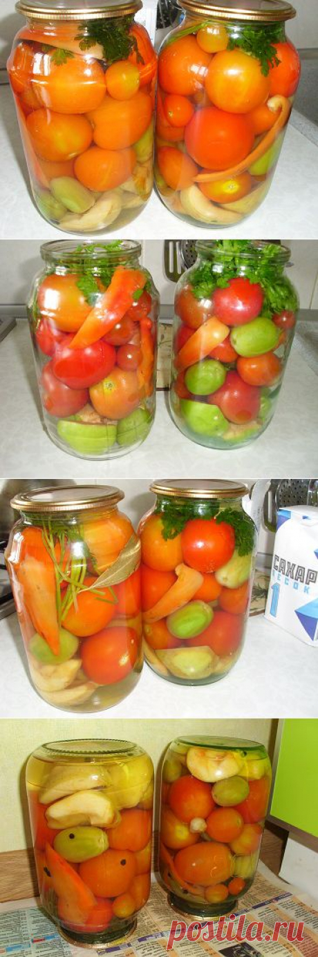 Маринованные помидоры без уксуса и без стерилизации | Рецепты моей мамы