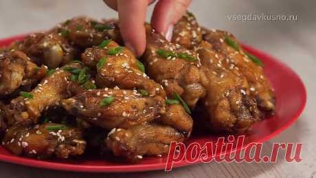 Куриные крылышки по-корейски за 25 минут! Рецепт от Всегда Вкусно!
