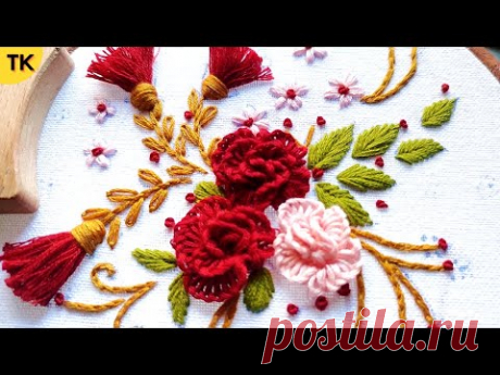 Craft Your Own Garden: Hand Embroidery Flower Designs Tutorial for Beginners