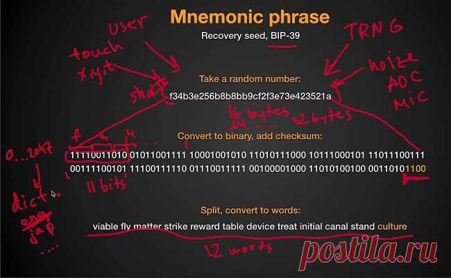 Итак, BIP 39 – это современный инструмент, который обеспечивает эффективную защищенность от утраты доступа к вашим криптовалютным сбережениям и помогает обезопасить их от взломов и кражи. BIP 39 является привычным методом для генерации мнемонической фразы, состоящей из 12 либо 24 слов, она применяется для восстановления доступа к кошельку или счету в случае утери или повреждения гаджета. Эти фразы представляют из себя последовательность случайных слов, какие формируются из ряда более чем 200