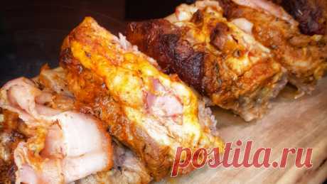Запеченная свиная шея с начинкой! Рецепт сочной и вкусной свинины в духовке с картошкой! | KOSHELOT | Дзен