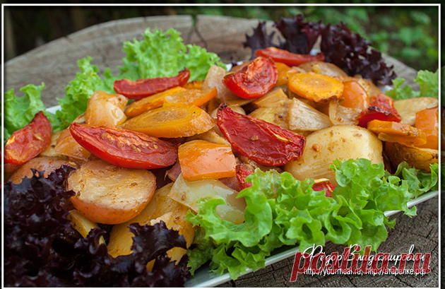 Марокканский запеченный картофель