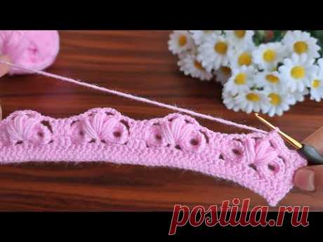 Wow!..😇 Very Easy! 3D Super how to make eye catching crochet / Everyone who saw it loved it.Muhteşem