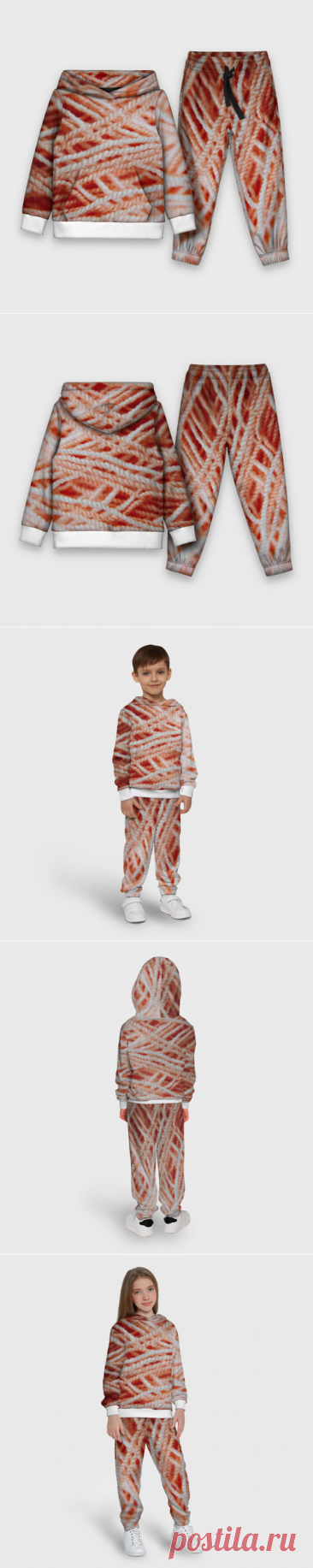 Детский костюм с толстовкой 3D Нити - макро фото - купить по цене 4785 руб в интернет-магазине Всемайки, арт 3652185