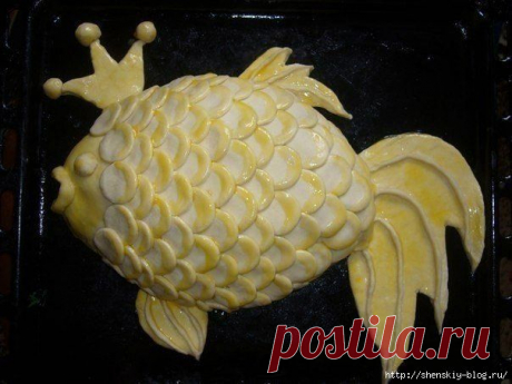 Рыбный пирог «Золотая рыбка»