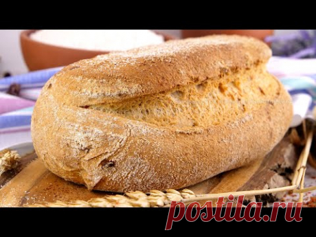 🍞 Хлеб из холодильника! Домашний хлеб холодной ферментации с цельнозерновой мукой и отрубями