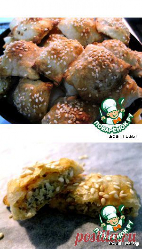 Домашние Форнетти - слоеные мини-пирожки с курицей и грибами - кулинарный рецепт