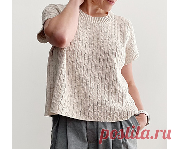 Delicate Cables TOP by Kate Terentyeva