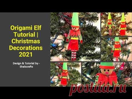 Origami Elf Tutorial | Christmas Decorations 2021 - YouTube
