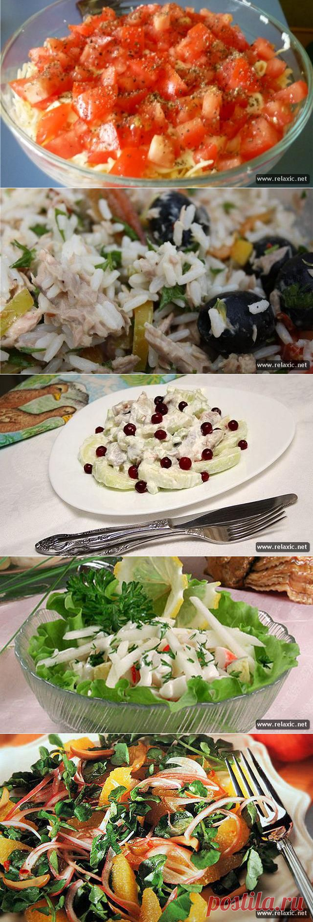 рецепты салатов | Релаксик