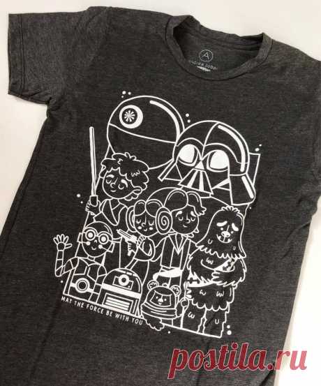 Star Wars Shirt classic illustrated star wars t-shirt | Etsy