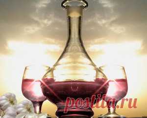 Рецепт настойки красного вина с чесноком: лечение и отзывы