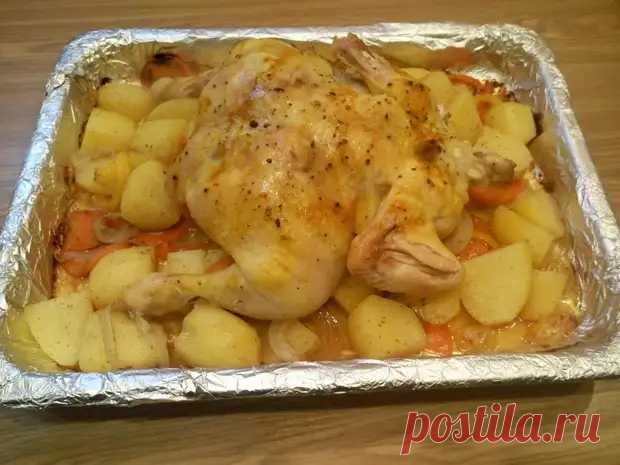 Курица «По-селянски» с овощами в духовке - Ваши любимые рецепты - медиаплатформа МирТесен