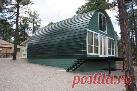 Simple, Affordable, Prefab - Arched Cabins - Tiny House Design