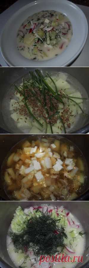 Холодный суп с брынзой и картошкой | Хлеб-Соль
Необычный, но очень вкусный рецепт холодного супа на основе брынзы и картошки.