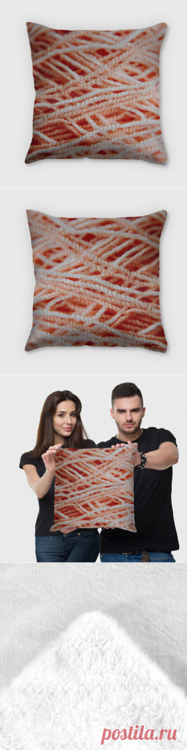Подушка 3D Нити - макро фото - купить по цене 1455 руб в интернет-магазине Всемайки, арт 3652185