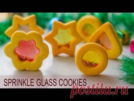 Shaking Sprinkle Glass Cookies | Christmas Cookies | Festival Recipe