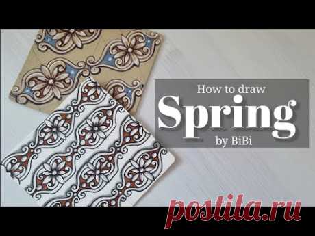 How to draw 'SPRING' by BiBi