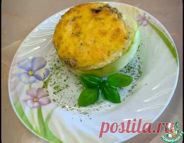 Фаршированные кабачки под сырной корочкой – кулинарный рецепт
