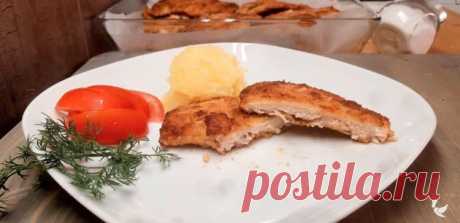 Готовлю как на обычный ужин, так и на праздничный стол: нежные и очень вкусные куриные шницели | MEREL KITCHEN Пульс Mail.ru