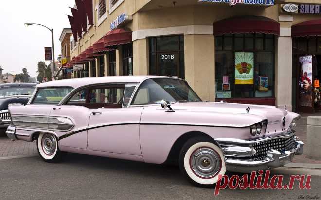 1958 Buick Caballero Estate Wagon - pink - fvr
