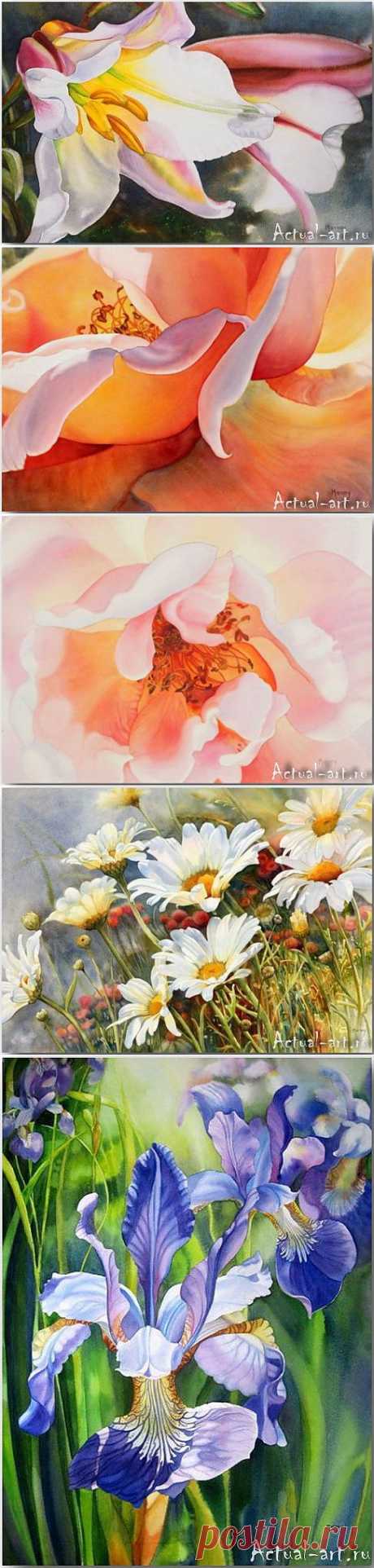 Marney Ward: луч солнца в лепестках цветка | Actual-art.ru