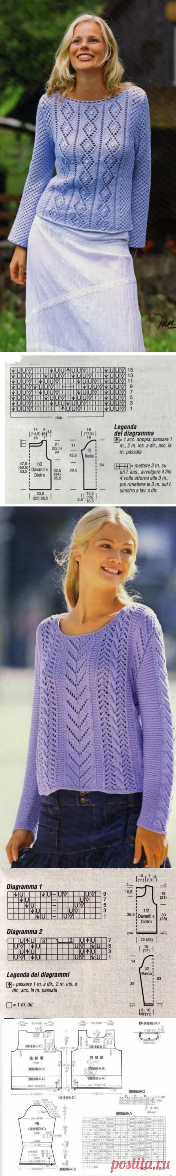 8 очень красивых пуловеров | Волшебные спицы | Яндекс Дзен