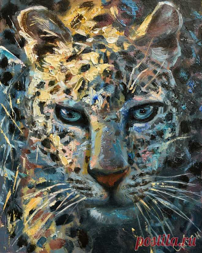 Leopard Painting Wild Animal Original Art Animal Oil Impasto Nature Wall Art - ArtDivyaGallery  - Illustration, Painting & Calligraphy | Pinkoi Leopard Painting Wild Animal Original Art Animal Oil Impasto Nature Wall Art Small Artwork Palette Knife 9