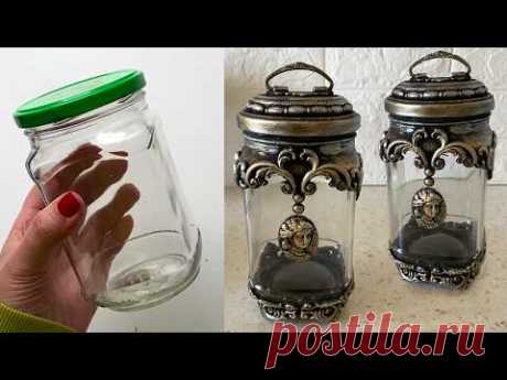 DIY 🥰👍 Awesome Glass Jar Recycling Idea | Kitchen decor