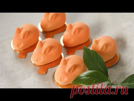 МОРКОВНЫЕ КРОЛИКИ🥕 Рецепт муссовых пирожных🥕 Carrot mousse cake recipe