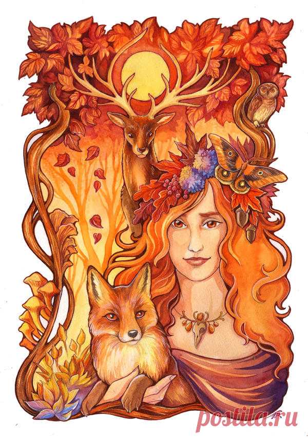 Autumn Queen by TrollGirl on DeviantArt