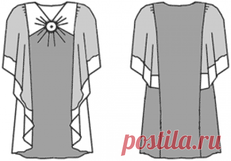 Пример моделирования сарафана на основе платья прилегающего силуэта