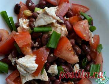 Салат из курицы с фасолью – кулинарный рецепт