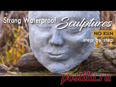 Air Dry Clay Alternative - Waterproof DIY Garden Sculpture IDEAS - Pal Tiya Premium FACE SCULPTURE