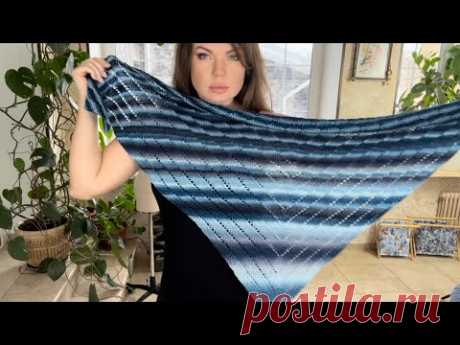 ПРОСТАЯ КЛАССНАЯ ШАЛЬ! 👌Вы удивитесь! 👏 МАСТЕР-КЛАСС 🔥 BEAUTIFUL KNITTING SHAWL