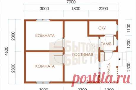 Купить летний домик 7x4,6 м в Москве и Московской области