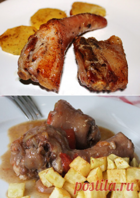 Рецепт свиные хвосты | Вкусные рецепты испанской кухни