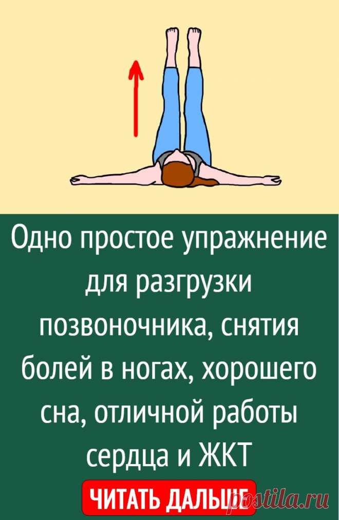 Упражнения для снятия болей ног