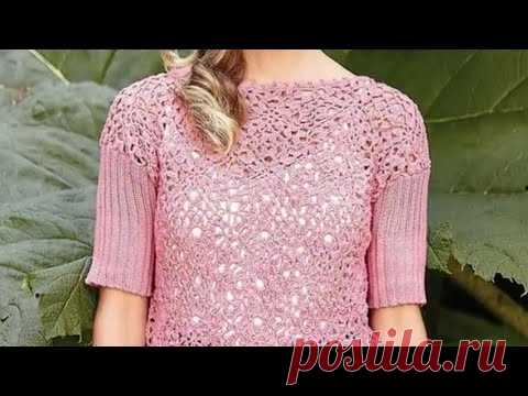 Ажурный Топ Крючком -  Модели - 2020 / Lace Top Crochet Video