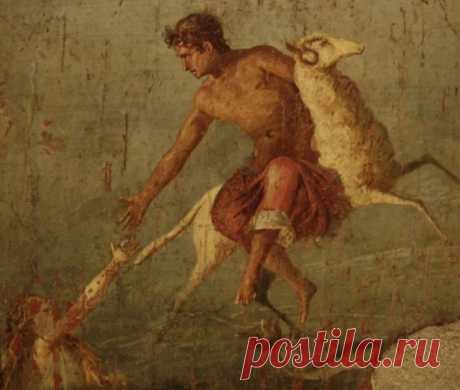 В руинах древних Помпей археологи обнаружили фантастическую фреску, на которой были изображены герои греческой мифологии