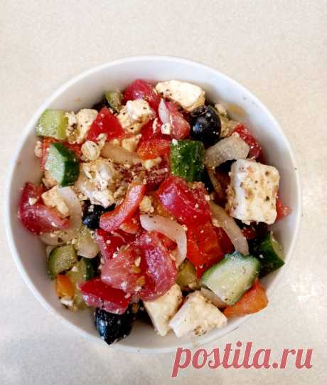 Греческий салат классический - пошаговый рецепт с фото на Повар.ру