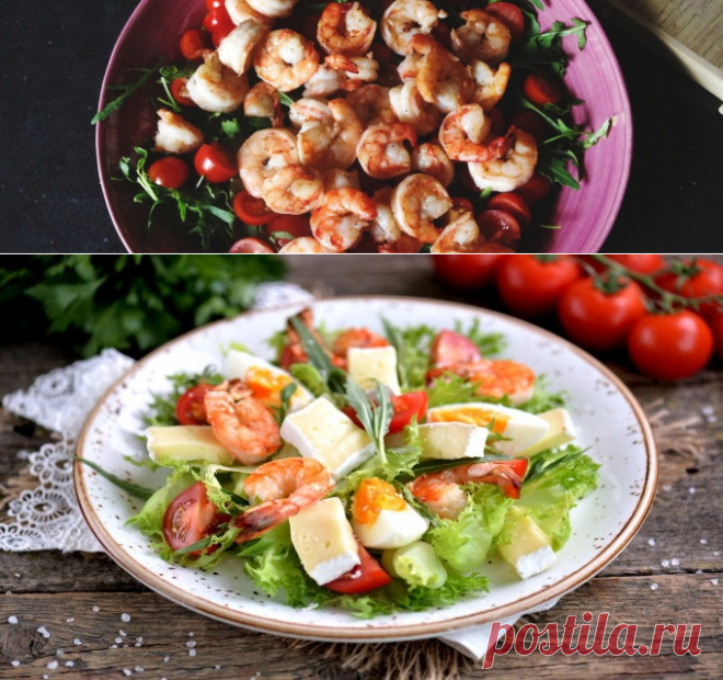 Салат с рукколой и морепродуктами: 5 простых рецептов