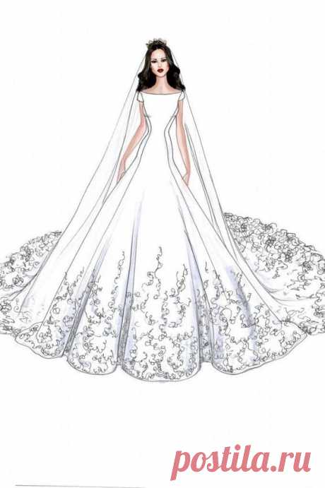 (5) Pinterest - Meghan Markle Dress Prediction... My Royal Wedding Tips are available on my website! #royalwedding #weddingtips C | Wedding Gown Illustrated