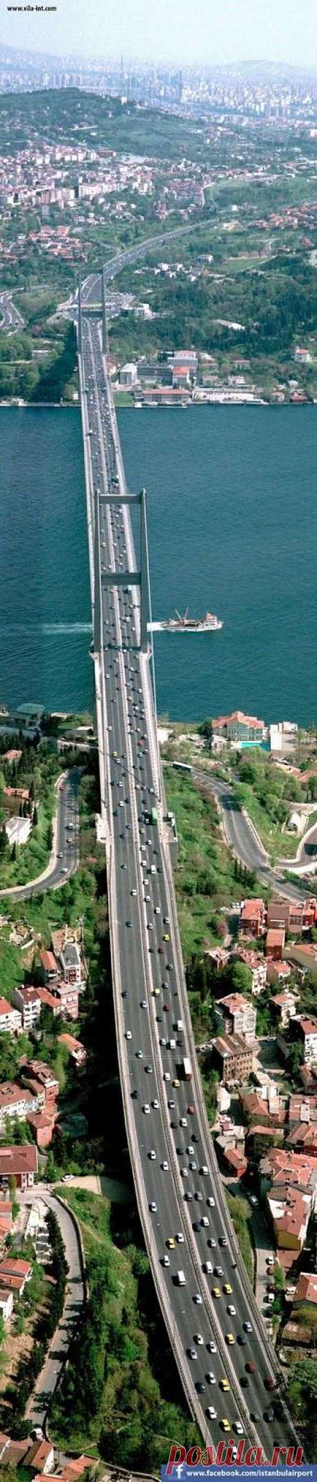 Bosphorus Bridge Istanbul  |  Найдено на сайте indulgy.com.