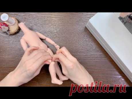 TUTORIAL Doll : 33cm doll Body / 33cm 인형바디만들기 / DIY doll