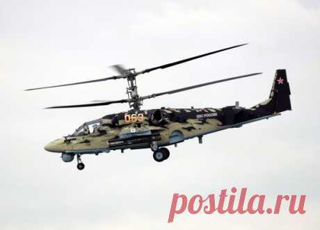 Разведывательно-ударный вертолет Ка-52 «Аллигатор»
Источник: https://www.russianhelicopters.aero/