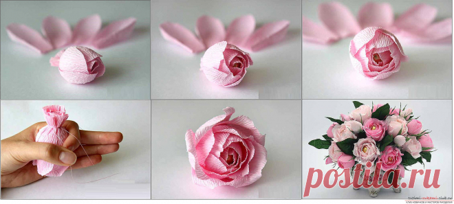 Как сделать конфетный букет из роз, пошаговые фото и инструкция создания роз из гофрированной бумаги с сердцевинками из конфет