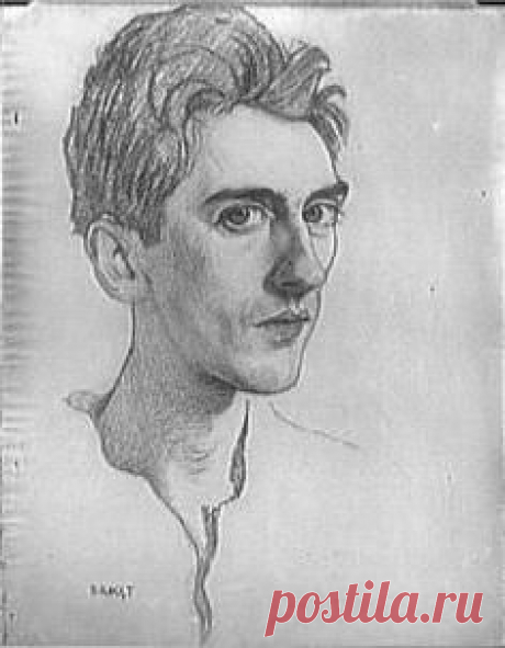 Портрет Жан Кокто  Льва Бакста
1924 год