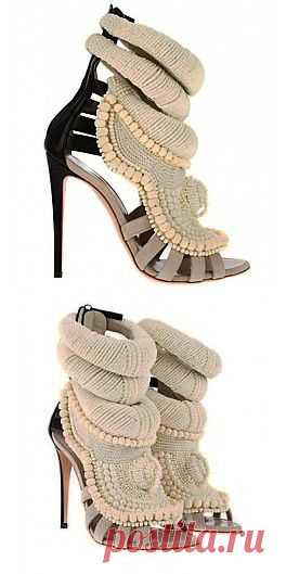 Elegant Pearl Gladiator Sandal Boots