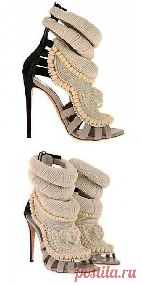 Elegant Pearl Gladiator Sandal Boots